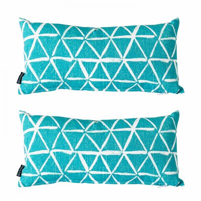 Coussin de jardin rectangulaire motif Apacha 40x20x8cm - ICA OVIALA