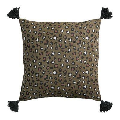 Housse de coussin polycoton BLANC D’IVOIRE