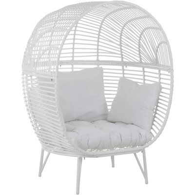 Fauteuil extérieur Lounge Houston en Acier RECOLLECTION