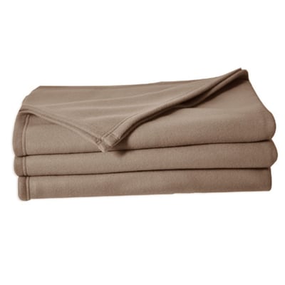 Couverture en polaire unie HOME MAISON