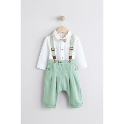 Chemise, pantalon et bretelles bébé NEXT