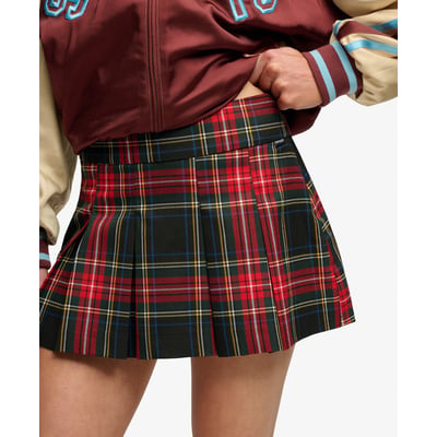 Mini-jupe plissée avec short intégré SUPERDRY