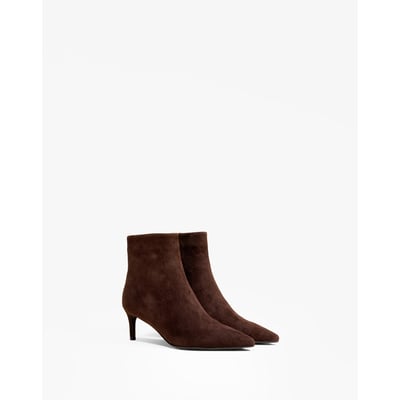 Bottines à bout pointu et en daim NOURA LOW MI MAI
