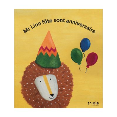 Livre de conte Le Lion fête son anniversaire - Trixie TRIXIE