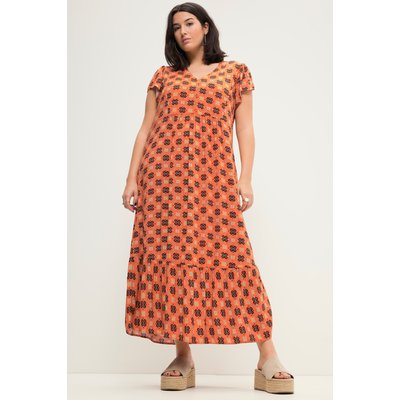 Robe maxi coupe trapèze à imprimé all-over. STUDIO UNTOLD