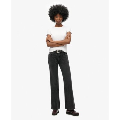 Jean slim évasé taille mi-haute en coton biologique SUPERDRY