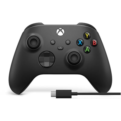 Manette Xbox Carbon black + usbc MICROSOFT