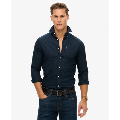 Chemise Oxford à manches longues Essentials SUPERDRY