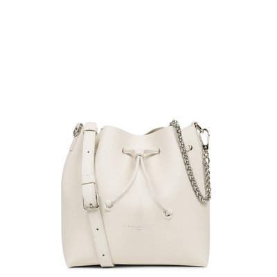 Sac seau en cuir lisse PUR & ELEMENT CITY LANCASTER