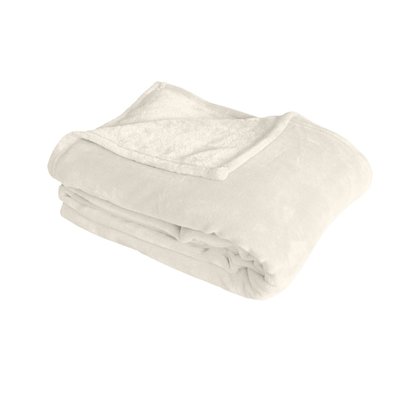 Couverture unie en molleton HOME MAISON