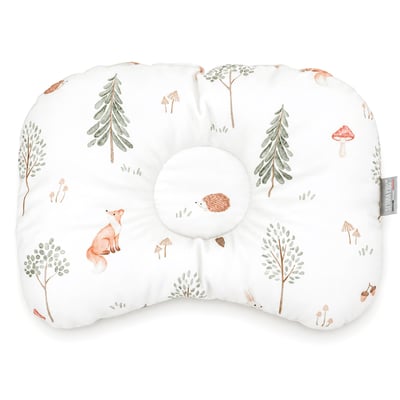 Coussin cale-tête ergonomique en satin de coton FOREST SEVIRA KIDS