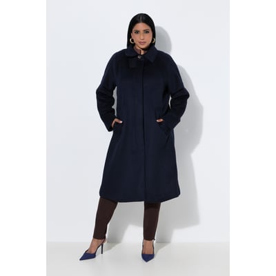 Manteau en laine, col chemise ULLA POPKEN