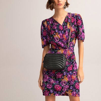 Стеганая кожаная сумка LA REDOUTE COLLECTIONS