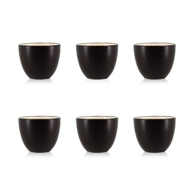 Lot de 6 tasses en grès 13cl, BALATA OGO LIVING