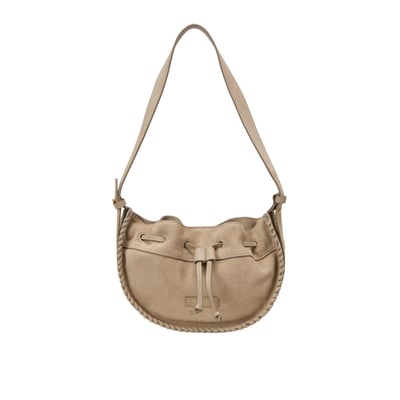 Sac à bandoulière small en cuir velours doux MARC O'POLO