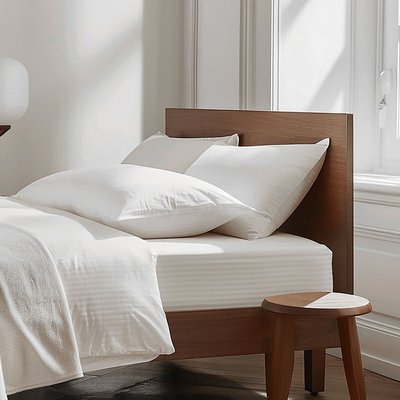 Oreiller Satin rayé - MEDIUM TOISON D OR