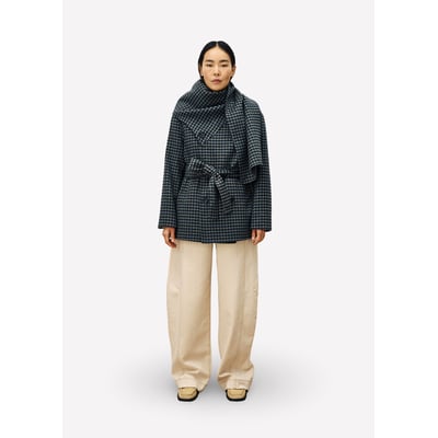 Manteau  en laine col roulé SHADOW FRNCH