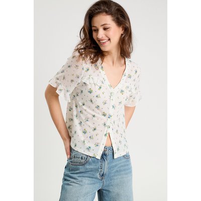 Chemise manches volants CACHE CACHE