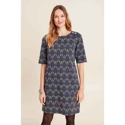 Robe droite manches 3/4 BREAL