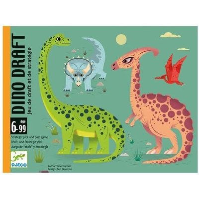 Jeu de cartes Dino Draft DJECO