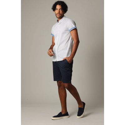 Chemise en popeline à manches courtes avec motif géométrique BOGY DEELUXE