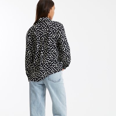Chemise fluide, imprimé pois, manches longues LA REDOUTE COLLECTIONS