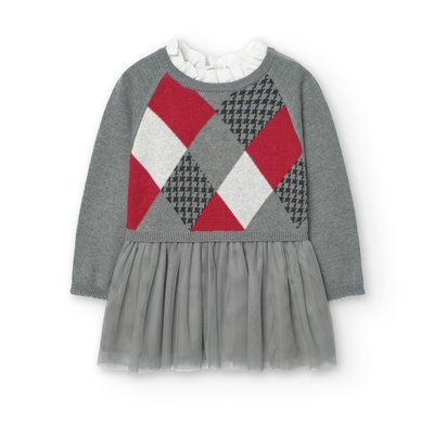 Robe avec jupe en tulle imprimé BOBOLI