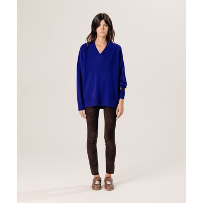 Pull oversize col V en cachemire RODIER