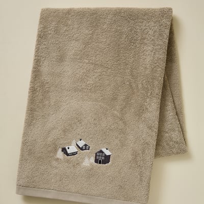 Drap de bain AU COEUR DE LA VALLEE SYLVIE THIRIEZ