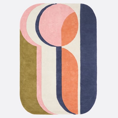 Tapis motifs géométriques en 100% coton MAPOÉSIE X LA REDOUTE INTÉRIEURS