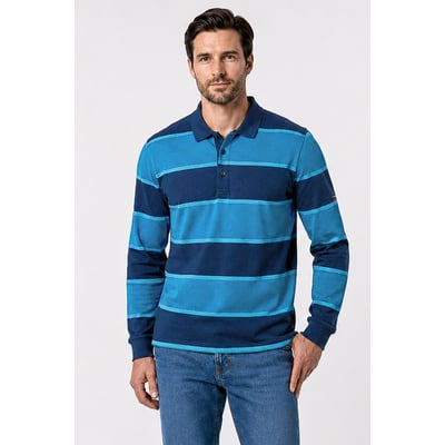 Polo rayé manches longues - coton ARMOR-LUX