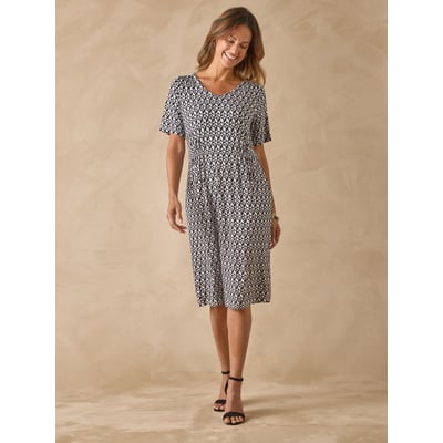 Robe manches courtes en maille DAXON