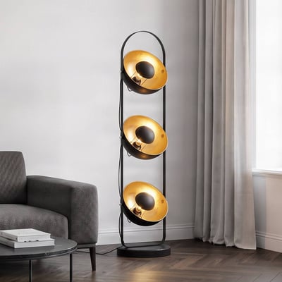 Lampadaire en métal moderne, Muriel LINDBY