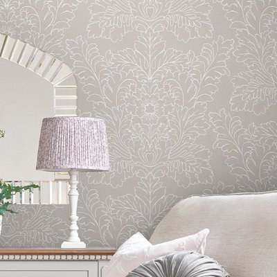 Papier peint Ornement Silchester Dove LAURA ASHLEY