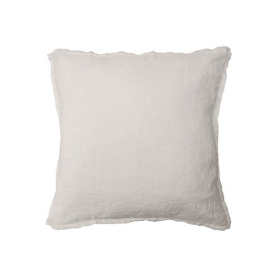 Enveloppe de coussin en lin, NATURELLEMENT LIN BLANC CERISE