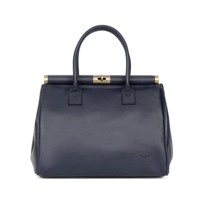 Sac à Main 3 En 1 Bleu - Porté épaule - Avec étiquettes - Faux Cuir Et Acrylique - Neuf