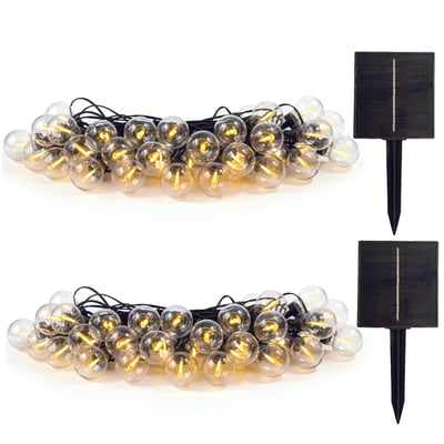 Lot de 2 Guirlandes solaires 2x BESTY LIGHT LUMISKY