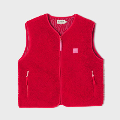Veste sherpa zippée sans manches BILLYBELT