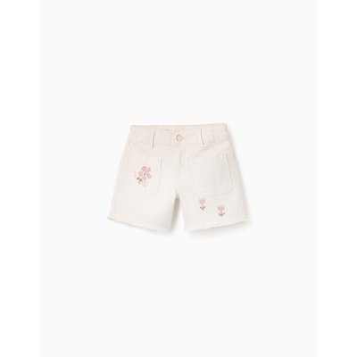 Short avec Broderie en Point de Croix ZIPPY