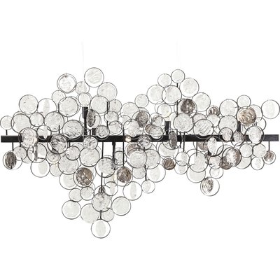 Suspension en verre et acier, CLOUDS KARE DESIGN