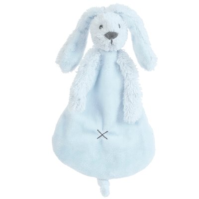 Doudou Lapin Richie bleu clair 25 cm HAPPY HORSE
