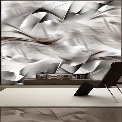 Papier peint intissé panoramique Abstractions Abstract braid EDEN
