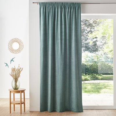Штора из велюра с тесьмой со сборками, Velvet LA REDOUTE INTERIEURS