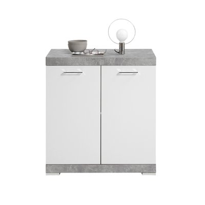 Buffet avec 2 Portes et Étagère Intérieure L80cm - Bristol CALICOSY