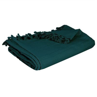 Jeté de lit 160x220 ivoire coton ATMOSPHERA