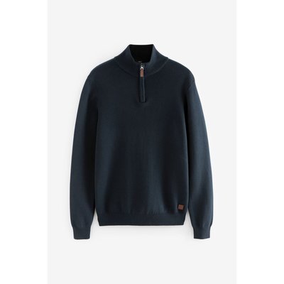 Pull haut de gamme à col zippé NEXT