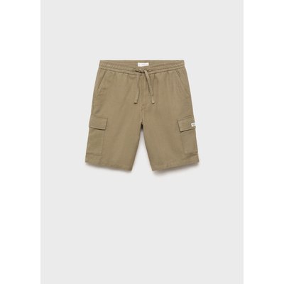 Bermuda cargo coton lin MANGO TEEN