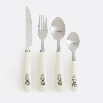 Ménagère 24 pièces, motif floral, Isa LA REDOUTE INTERIEURS