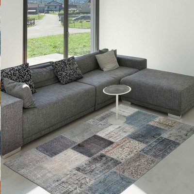 Tapis chambre fait main en laine motif traditionnel UN AMOUR DE TAPIS