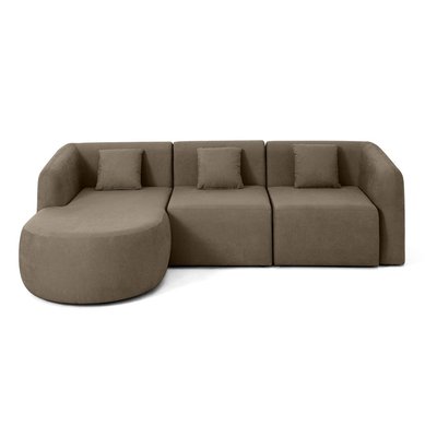 Canapé d'Angle gauche en Tissu 4 places - IKARE LISA DESIGN